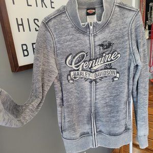 Harley Davidson zip up sweatshirt